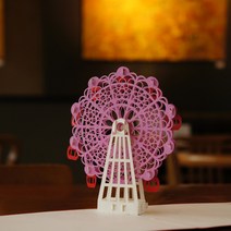 3D 입체카드 생일선물 여자친구 기념일 선물 여친선물 예쁜 편지지, 29.관람차, 1개