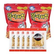 꾸이타임150g x 2p + 매운맛 빼빼어포 24g x 5p 세트, 2세트