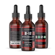 VITBOOST 액상형 메틸코발라민 비타민 B12 라즈베리맛 5000mcg 60ml 2개월분
