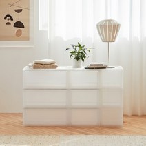 [한샘] 스페이스빌더 LITE 서랍박스(L)_2P, L_반투명(2P)