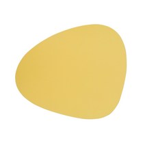 린드디엔에이 덴마크 커브 누포 식탁매트 L 37x44cm 노랑