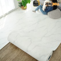제로벨 18T PVC 층간소음방지 롤 매트 폭 140cm x 1m 유아 어린이 놀이방매트, 스노우마블
