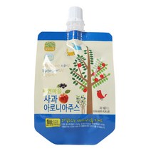 *본사판매* 자연마을 사과아로니아주스 착즙 과일 과채 주스 유아음료, 10개, 100ml