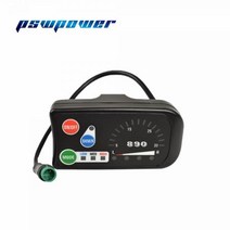전기자전거 부대용품LED 890 24V 또는 36V 48V 전기 자전거 KT 제어판 디스플레이 부품, 02 36V, 한개옵션1