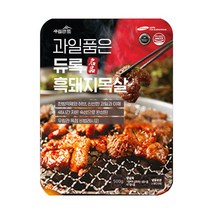과일품은 듀록 흑돼지 양념 목살, 5개, 500g