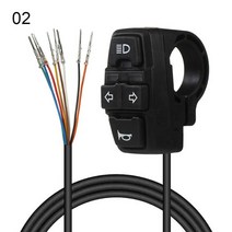 전동킥보드스위치 electric bike scooter light switch dk226 ebike 램프 및 혼 스위치 dk336 for 오토바이 버튼 can control, 02