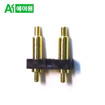 4mm 피치 높이 7mm 2핀 포고 커넥터 4mm Pitch H7mm 2Pin pogo connector