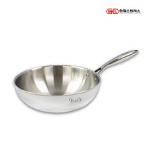 한일스텐레스 베일리 통오중 IH 스텐레스 인덕션 궁중팬, 24cm, 1개