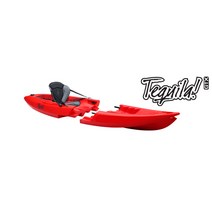 국내배송/POINT65 데킬라GTX(고급형) 레드 TEQUILAR GTX RED 1인승 카약/ 2인승 카약 분리형 카약 레저카약 바다카약 피싱카약 바다낚시카약, 1)SOLO_RED
