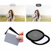 정확한 색교정 노출 촬영용 그레이카드 화이트밸런스카드 사진색상보정 휴대용그레이카드 상품촬영 카메라, 소