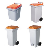 업소용 실외 아파트 상차용 대용량 음식물쓰레기통 40L /60L /120L, 선택안함, 40리터 PCS40  주황, 선택안함