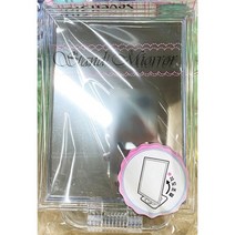 업소 식당 가정 스탠드 미용 휴대 사각 거울 중, 없음