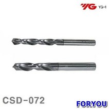 Foryou9278 와이지원 초경코팅 드릴 1개 류 비트 초경 절삭 공작 빗트 공구, 1