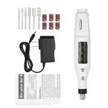무선샌딩기 전동 핸드 충전 샌드페이퍼 샌딩기 14pcs 미니 전기 그라인더 드릴 기계, 협력사, 하얀색