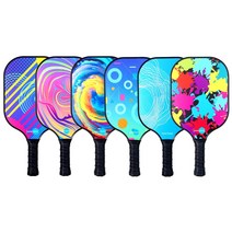 피클볼 라켓 유리섬유 PP+벌집 학교 수업 경기훈련 라켓 전공, 1+1