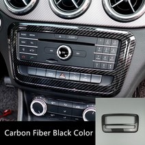 벤츠 부메스터 스피커 탄소 섬유 컬러 센터 콘솔 워터 컵 프레임 장식 트림 벤츠 gla x156 cla c117 a class w176 rhd lhd, CD 프레임
