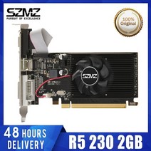 szmz r5 230 2GB 그래픽 카드 ddr3 64비트 휴대용 우수한 성능 r5 230 비채굴 비디오 카드, 협력사