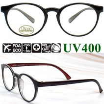 ENA UV168 시력보호용 UV400렌즈 국산 초경량 베타 뿔테 안경테