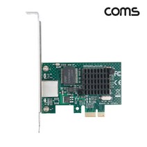 [SW365] Coms PCI Express 기가비트 랜카드 PCIe Gigabit RJ45 LAN 브라켓 브래킷 1000Mbps 1X 1포트, 쿠팡 본상품선택
