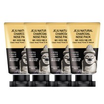 과일나라 제주 자연의 차콜 코팩 80ml 4개 /블랙화이트헤드OUT 모공관리 668EA3