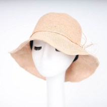 라피아 느낌 고급 리본 여자 여름 모자 여성 비치 바캉스 여름모자 여자모자 플로피햇 라피아햇 버킷햇 벙거지모자 왕골모자 바캉스룩 데일리룩 LDH4CA05