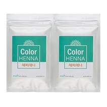 해피헤나 블랙(Black) 100g 2개세트 컬러염색 헤나염색 헤나가루 검정색상