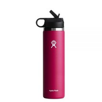 Hydro Flask 와이드 마우스 스트로 물병 뚜껑 165497, Straw Lid 40 Oz_Snapper
