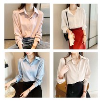 여자 데일리 모던 스타일 봄 가을 쉬폰 블라우스 셔츠