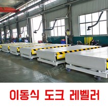 도크레벨러 중량화물 지게차 리프트 운반기 컨테이너 하차 도크 선적, 그린 10톤 계약금