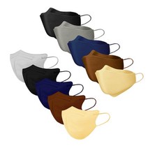 얼큰이마스크 컬러5종 새부리형 100매 얼굴큰사람마스크 특대형마스크, 특대형