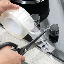 천막 보수 테이프 다목적 방수 누수 테이프 주방 투명 싱크 곰팡이 씰링 욕실 수영장 씰, 50mm, 3m