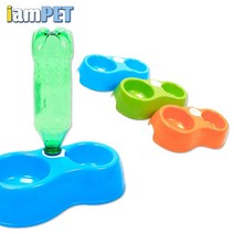 2구 보틀 생수병 식기구 밥그릇 생수통 고양이 강아지 식기