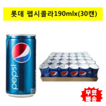 롯데 펩시캔 190ml X 30개(한박스), 30개