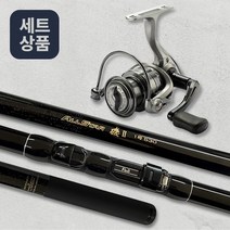 우기마켓 니신 올스타 기2 아부가르시아 카디날2 S 낚시대 세트, 니신 올스타 기2 1.5-530, 아부가르시아-카디날2 S S3000