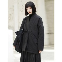 여성경량패딩 패딩 파카 자켓 코트 새로운 봄 v-칼라 긴 소매 블랙 느슨한 짧은 붕대