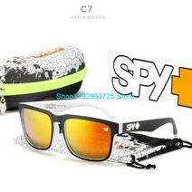 스키고글 눈보호 스키모 SPY KEN BLOCK HELM43 S174 편광 사각 선글라스 반사 미러 스포츠 사이클링 여행 운전 안경 UV400 고글 신제품, 11.55 11