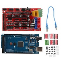 3D 프린터 컨트롤러 DIY 키트 RAMPS 1.4 + 2560 R3 보드 + 5피스 A4988 스테퍼 모터 드라이버 및 아두이노 리랩용 방열판