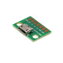 WLGQ USB 3.1 TYPEC 테스트 소켓 USB-C 암 어댑터 PCB 보드 고정 구멍이 있는 대형 납땜 포인트 (USB 2.0 마이크로 B 암), USB 2.0 A Female
