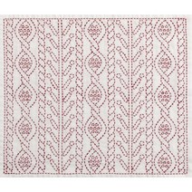 사시코 자수 호비라호비레 프린트천 - 스웨터 문양