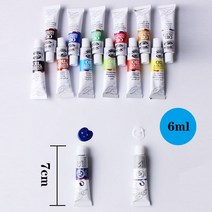 유화물감세트 유화물감36오일 컬러 페인트 파인 페인팅 아트 용품 12 색 6 ML 튜브 브러시 2 개 팔레트 1, 한개옵션0