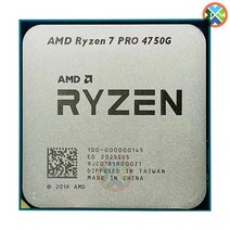 AMD 라이젠 7 프로 4750G R7 3.6 GHz 8 코어 16 스레드 65W CPU 프로세서 L3 = 8M 100-000000145 소켓 AM4 중고 씨피유 쿨러 미포함 48