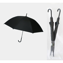 비닐 무지 검정 장우산 양산겸용 발수 자외선차단