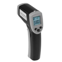 GM320 디지털 적외선 온도계 고온계 비접촉 온도계 ℃/㎥, 04 black