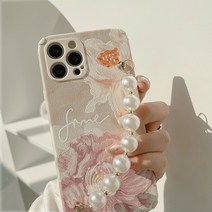 아이폰 14 케이스 레트로 큰 꽃 소프트 실리콘 3d 가죽 전화 케이스 iphone 13 11 14 pro max 12 mini 7 8 plus x xr xs max cute