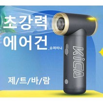초강력 에어건 미니 고압 제트팬 캠핑 휴대 경량, 1세대 - 레드(풍속 11.5M/S)