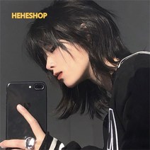 남자장발가발 울프컷가발 통가발 패션가발 군인가발Hiuha 증정, U ONE SIZE, 1개