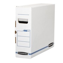Bankers Box 00650 엑스레이 보관 상자 필름 재킷 사이즈 12.7 x 49.5 37.3cm5 19 34 14 78인치 화이트블루 6