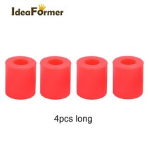 3D 프린터1/2 세트 고온 실리콘 솔리드 스페이서 핫 베드 레벨링 열 높이 16/18MM CR-10 Creality Ender-3, [02] 2 set, 08 Red 4 pcs long_02 2 set