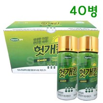 한미 헛개칸 100ml 40병 음주전후 숙취음료 헛개나무 농축액