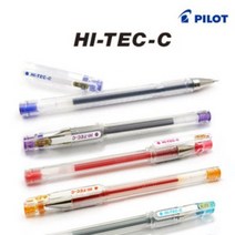 파일롯트 하이테크C HI-TEC-C 중성펜 0.25mm 낱색 / 3점 지지 방식 / 국민 볼펜, 0.25mm 블루 L